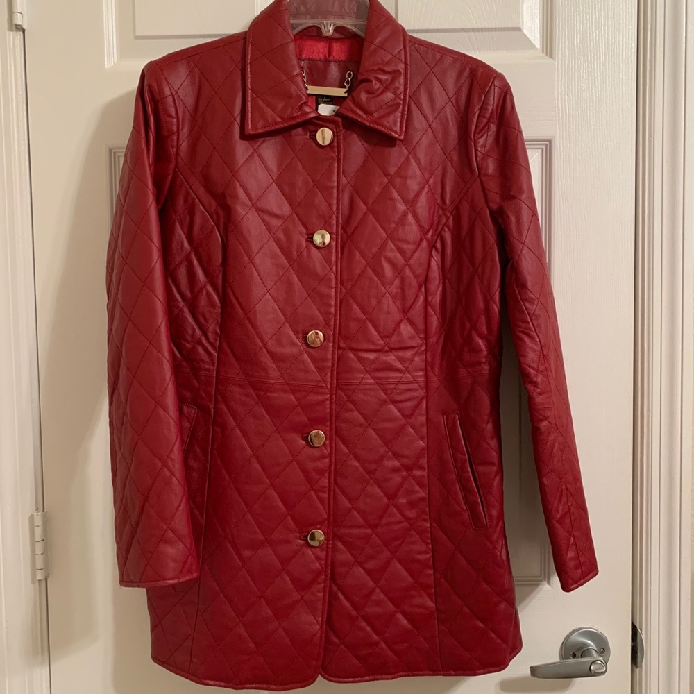 Iman Platinum Collection Leather Jacket